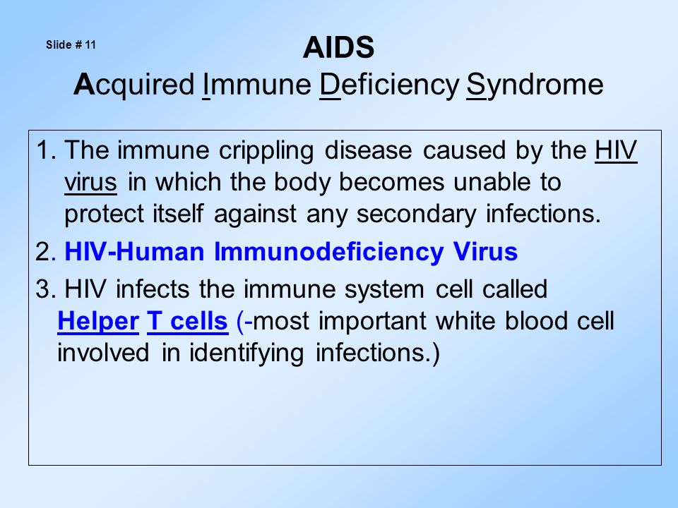 Immunodeficiency Disorders